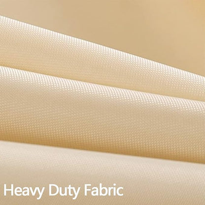 52 Inch Outdoor Prep Table Cover for Keter Unity XL Portable Outdoor Storage Cabinet Heavy Duty Waterproof BBQ Grill Prep Table Cover Patio Bar Cooking Cart, Beige