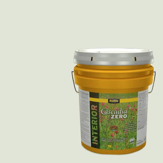 Rodda Paint CASCADIA ZERO Interior Satin Paint & Primer in One, 5-Gallon, Grassy Glade