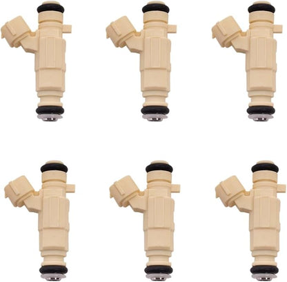 TRQ Fuel Injector Set | For 2007-2009 Hyundai Santa Fe 2006-2010 Kia Optima 2007-2010 Rondo