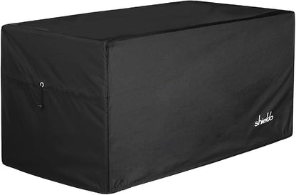 Deck Box Cover, Waterproof 600D Oxford, 62 x 28 x 25 in | Heavy-Duty 600D Fabric, Waterproof Protection, UV Resistant, Outdoor Storage Cover, Waterproof Outdoor Furniture Covers