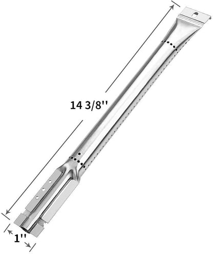 PN8741(4-Pack) 14 5/8" Heat Plates and Burners and Crossover Tubes Replacement for Charbroil 463420507,463420509,463460708,463460710