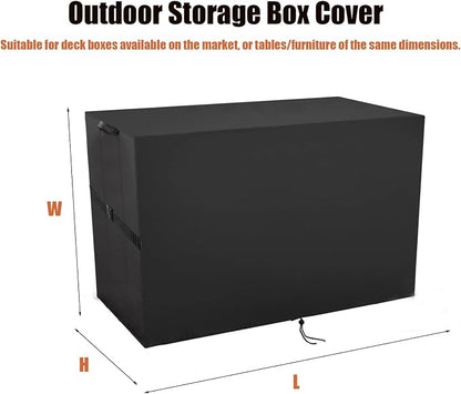 Outdoor Storage Box Cover，Waterproof Resin Storage Bin Cover Deck Box Covers-20"L x 16"W x 22"H