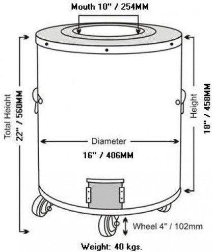 Tandoor-Home Tandoor Oven-SS1 Deluxe-Medium Home Tandoor