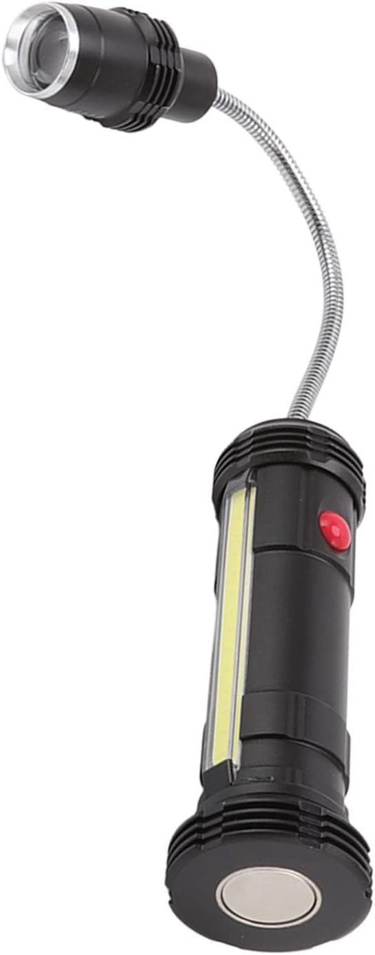 Dioche Magnetic Barbecue Grill Lights with Flexible Gooseneck and Side Lamp, Aluminum Alloy LED Work Lamps, and Heat