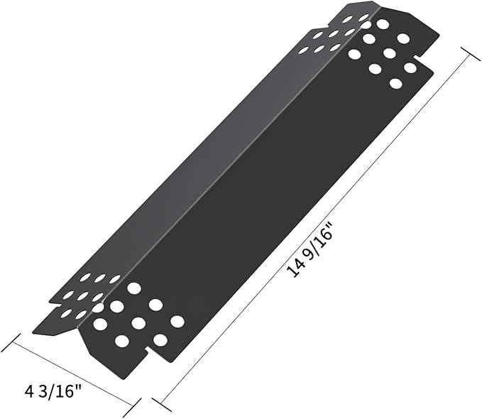 SHINESTAR Grill Heat Plates Replacement Parts for Nexgrill 720-0830H, 5 Burner 720-0888, 720-0888N, 720-0882A, 720-0882S, 6 Burner 720-0896B, 720-0898 Gas Grill, 14.6 Inch