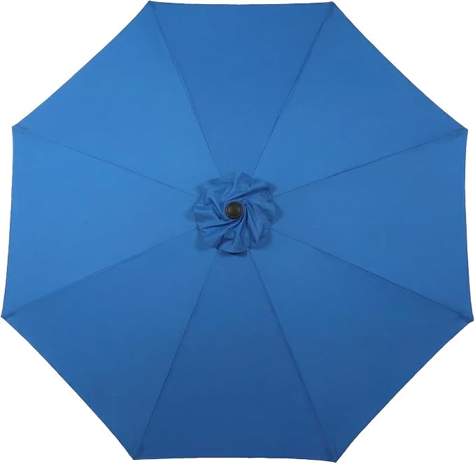 BPS Patio Umbrella Replacement Canopy for 10 ft 8 Ribs Table Umbrella, Outdoor Umbrella Replacement for Market Parasol, Canopy Only