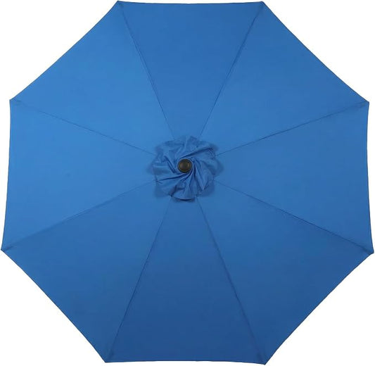BPS Patio Umbrella Replacement Canopy for 10 ft 8 Ribs Table Umbrella, Outdoor Umbrella Replacement for Market Parasol, Canopy Only