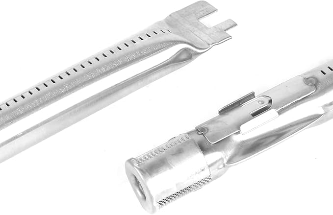 Hisencn 19.5 inch Grill Burner for Weber Genesis 300 Series (2011-2016) with Front Control Panel, Burner Tube for Genesis E310 E320 E330 S310 S320 S330, Part for Weber 62752, 304 Stainless Steel