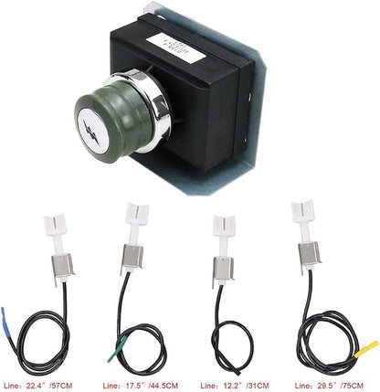 Uniflasy 1836-13 7629 Grill Igniter Kit for Weber Genesis 330 Gas Grills with Front Control (2011 - Newer), Igniter Kit for Genesis E330, S330, EP330, CEP330, Replacement for Weber Parts 65946