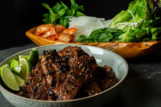 Korean BBQ Bulgogi Seasoning, 8.5 oz – Sweet & Savory Soy, Garlic, Sesame & Brown Sugar Blend for Beef, Chicken & Stir Fry – Korean Marinade Spice by Woodland Gourmet