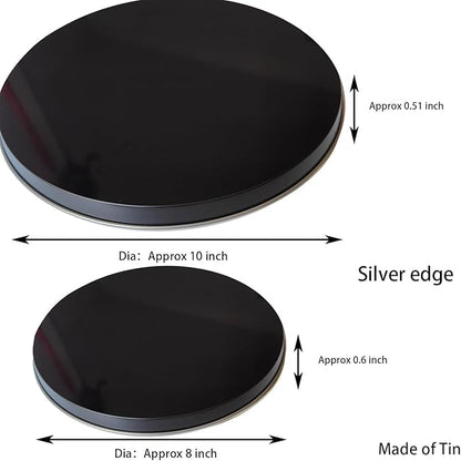 Kerixi Electric Stove Burner Covers Range Top For Expanding Counter Space Stovetop Decor (Black)