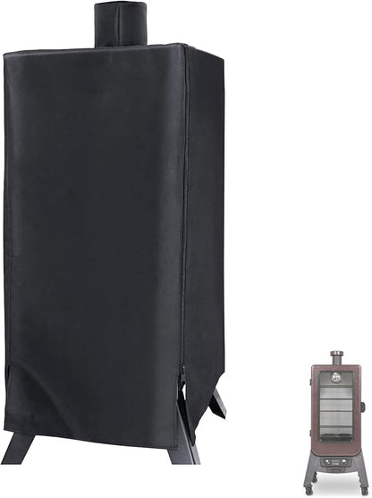 Smoker Cover for Pit Boss 3 Series Vertical Grill, 73351 Pellet Cover for Pit Boss PBV3G1 PBV3P1 PBV3D1 Vertical Smoker Covers, 600D Waterproof Smoker Cover with Zipper, PBV3G1 Smoker Covers