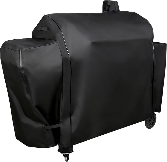 Grill Cover for Pit Boss 1100 Pro Series Triple-Function Combo Grill PB1100PSC1/PB1100PSC2 Sportsman PB1230 Wood Pellet/Gas Combo Grill, Heavy Duty 600D Waterproof Fabric Grill Cover for PB 67364