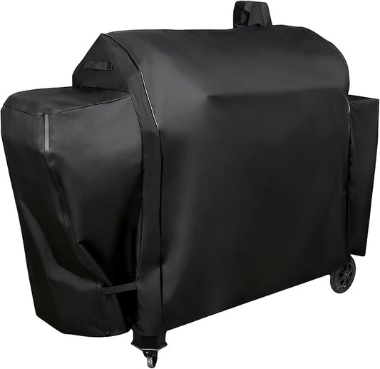 Grill Cover for Pit Boss 1100 Pro Series Triple-Function Combo Grill PB1100PSC1/PB1100PSC2 Sportsman PB1230 Wood Pellet/Gas Combo Grill, Heavy Duty 600D Waterproof Fabric Grill Cover for PB 67364