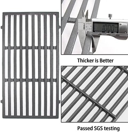 Hongso 18 7/8" x 9 15/16" Grill Grates for Perfect Flame 3019L 3019L-NG 3019L-LPG, Kitchen Aid 720-0745B 720-0745 730-0745 720-0745A, Nexgrill 720-0745, 720-0745A Gas Models, Part Number 13000382A0