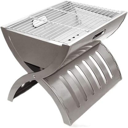 Camping Barbecue Grill Portable Charcoal Grill Tabletop BBQ Grill Folding Small Barbecue Grill for Outdoor Grilling Camping Barbecue Charcoal Grill