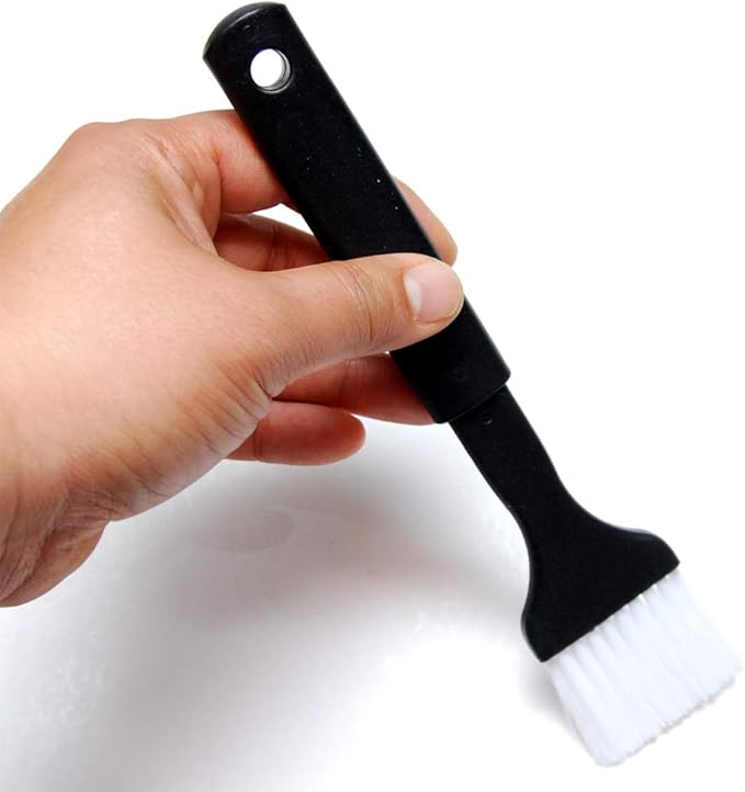 Hometeq 2 Pack - Nylon Bristle Pastry Brush for Basting, Baking, Cooking Food Brush