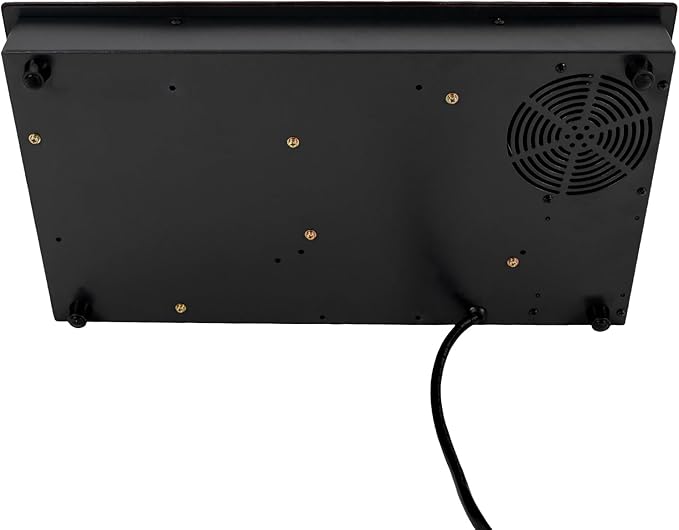 2 Burner Electric Cooktop, 20 Inch Electric Stove Top with Knob Controls, 9 Levels of Heat, Timer Function for Kitchens Apartment, Hotel