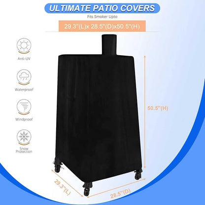 Vertical Smoker Cover for Pit Boss 4/5/7 Series Smokers, PBV4PS1, PBV5PW1, PBV4PS2, PBV5P1, Pro Series 4/5/7 Vertical Pellet Smokers,Outdoor Waterproof BBQ Grill Cover for Pitboss 73550