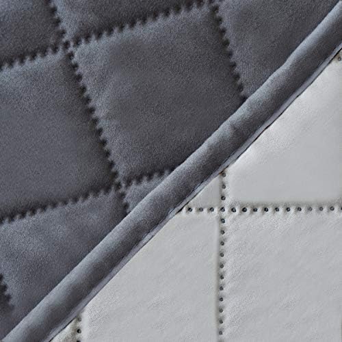 Easy-Going Reversible Couch Cover, 4 Seater Sofa, Gray/Light Gray | XX-Large Sofa, Washable Slipcover For Dogs, Water Resistant Mat, Living Room, Non-Slip Sofa Cover, Pet Friendly