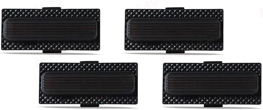 Led Light Bar for Jeep for Wrangler JL 2024 2025Led Grill Grille Lights Front Bumper Daylights Daytime Running White Yellow 4pcs(LED Amber A)