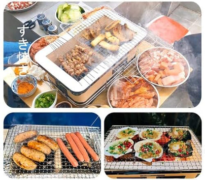 Japanese Clay Charcoal Grill - Portable Outdoor BBQ Oven for Authentic Korean Cuisine