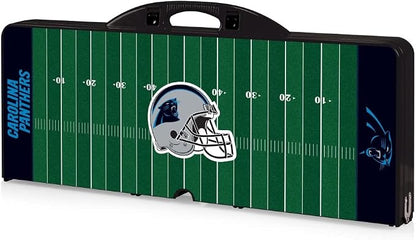 Picnic TIME NFL Football Field Folding Picnic Table, Camping Table, Outdoor Table with Umbrella Hole