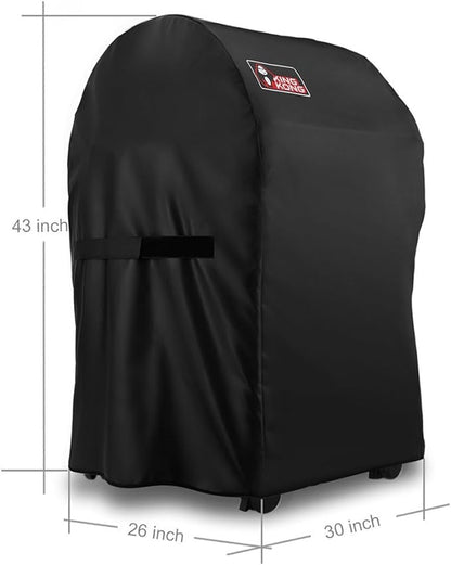 Kingkong 7105 Premium Grill Cover for Weber Spirit 210 Series Gas Grills with Both Collapsed (Not Fit for Spirit II E-210) Including Grill Brush and Tongs