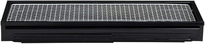Portable Camping BBQ Grill, 23.6"x8.9"x13" Collapsible Charcoal Smoker for Outdoor Cooking, Easy Foldable Tabletop Barbecue