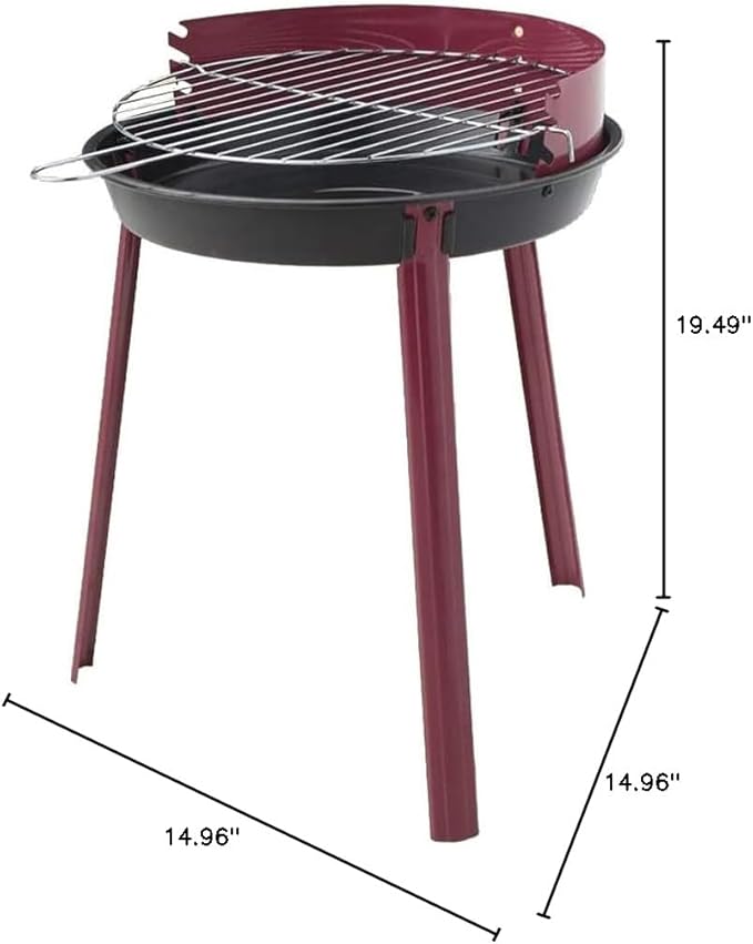 Storage grill Charcoal BBQ Grill Outdoor Drip Tray Catches Grease for Outdoor Cooking Camping Beach Traveling Picnic Backyard