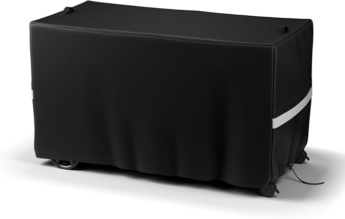 Prep Table Cover, Outdoor Dining Cart Cover, Pizza Oven Cart Covers, 53 Inch Waterproof Grill Cart Table Cover for Keter Unity XL, Food Prep Table, 600D Oxford, Anti-UV, 53''x26''x28''
