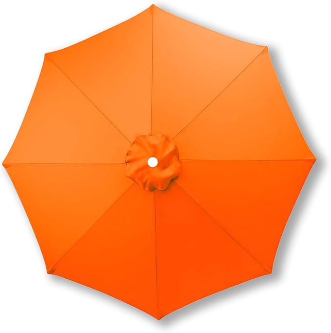 10ft/9ft/7.5ft Patio Umbrella Replacement Canopy for 6/8 Ribs, Outdoor Market Patio Table Umbrella Top Canopy Cover for Backyard Garden Courtyard Swimming Pool