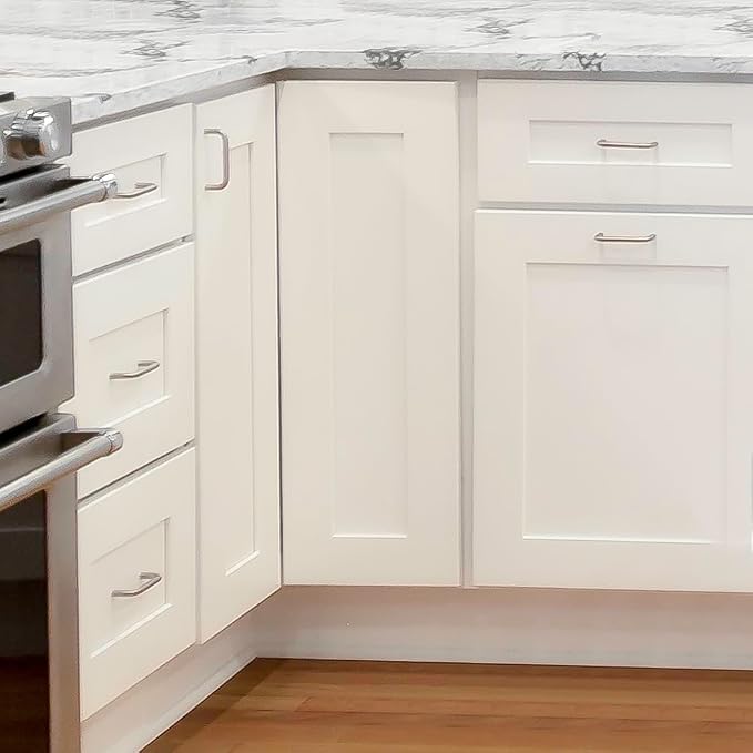 Design House Brookings Shaker Unassembled Bridge Wall Kitchen Cabinet W3618, 36 W x 12 D x 18 H, Painted White with Sherwin Williams®, Solid Wood, 561670