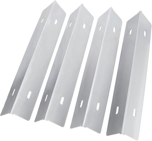 Stainless Steel Heat Plates Flavorizer Bar BBQ Replacement Part for Napoleon Rogue Series, Prestige 500, PRO 500 RSIB Gas Grills, 4 Pack Flame Tamer for Napoleon Sear Plate #N305-0082