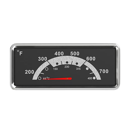 BBQ Future 3.6" Temperature Gauge Replacement for Nexgril 720-0898 720-0830A 720-0882A, Stainless Steel Grill Thermometer for Kenmore 148.23683310 146.23673310 119.16144210 139.34172410 119.16145210