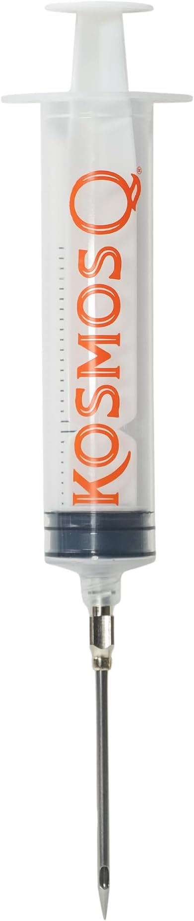 Kosmos Q Meat Marinade Injector, Easy Grip Syringe With Stainless Steel Needle For Flavoring Brisket, Chicken, Turkey, Pork, Roast & Ribs, Ideal For Grilling, Smoking, Roasting & Outdoor Cooking, 2 Oz