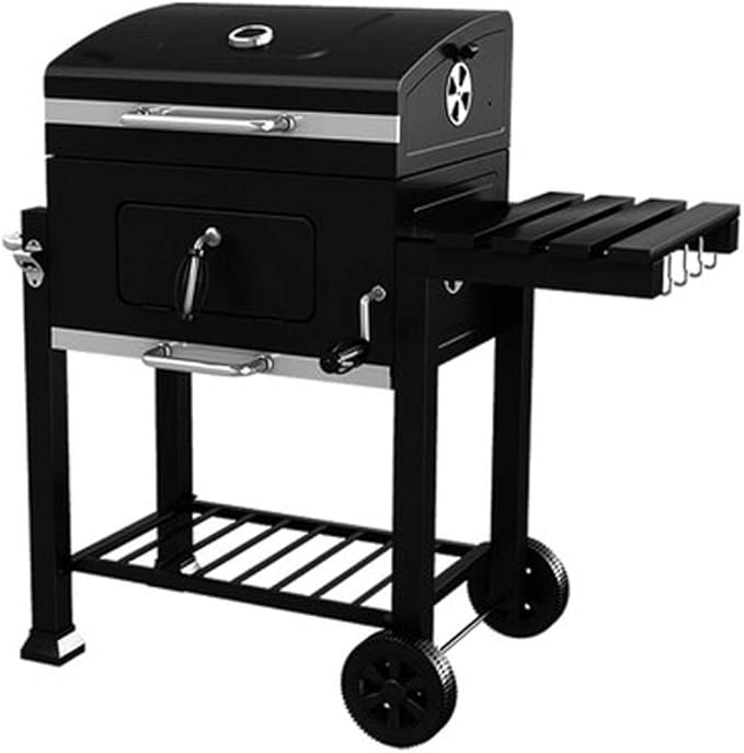 BBQ Grill - Thicken portable barbecue home charcoal garden large commercial barbecue smokeless car outdoor villa