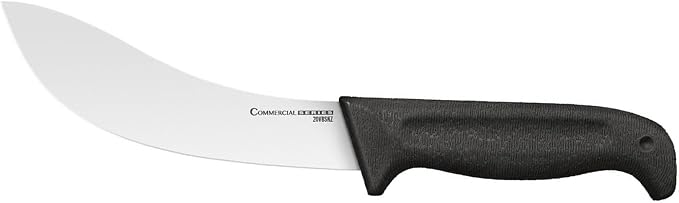 Cold Steel Big Country Skinner Knife 6" Durable German 4116 Stainless Steel Fixed Blade Knife with Non-Slip Handle Precision Cutting Tool for Chefs, Butchers, & Outdoor Use Commercial Series