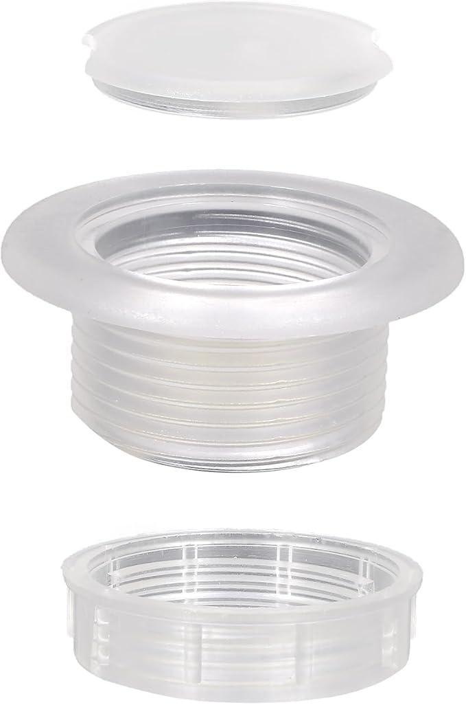 SUQ I OME Parasol Umbrella Hole Ring Plug and Cap Set, for Parasol Umbrella Table Hole Cover Insert
