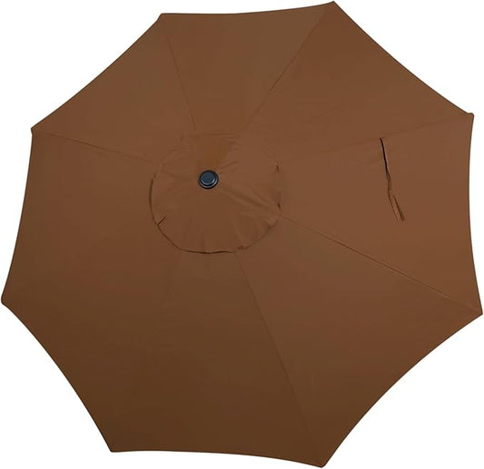 Blissun 9ft Patio Umbrella Replacement Canopy, Market Umbrella Top, Outdoor Table Umbrella Canopy for 8 Ribs, Canopy Only