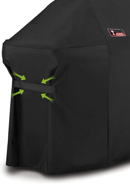 Kingkong 7109 Premium Grill Cover for Weber Summit 600-Series Gas Grills Including Grill Brush and Tongs