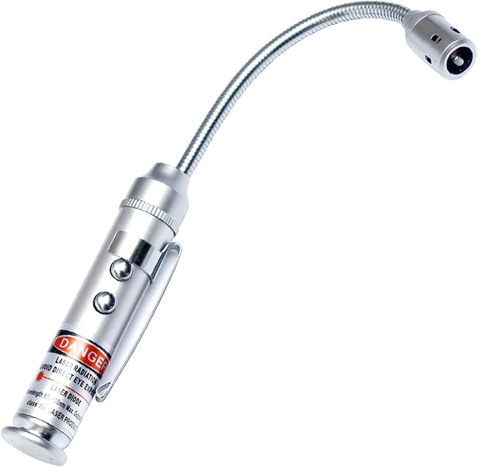 Baits Light with Base Adjustable Flexible Hose Lamp BBQ Grill Light for Various Fishing Angles Flexible Hose Lamp