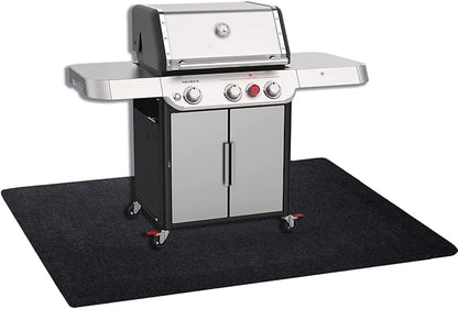 Brinman Under Grill Mat,Premium 36"x48"Absorbent Oil Protective mats for Deck &Patio,Grill Mat for Deck,Under Grill Floor Pad to Protect Deck,BBQ Mat for Under BBQ,Waterproof,Reusable