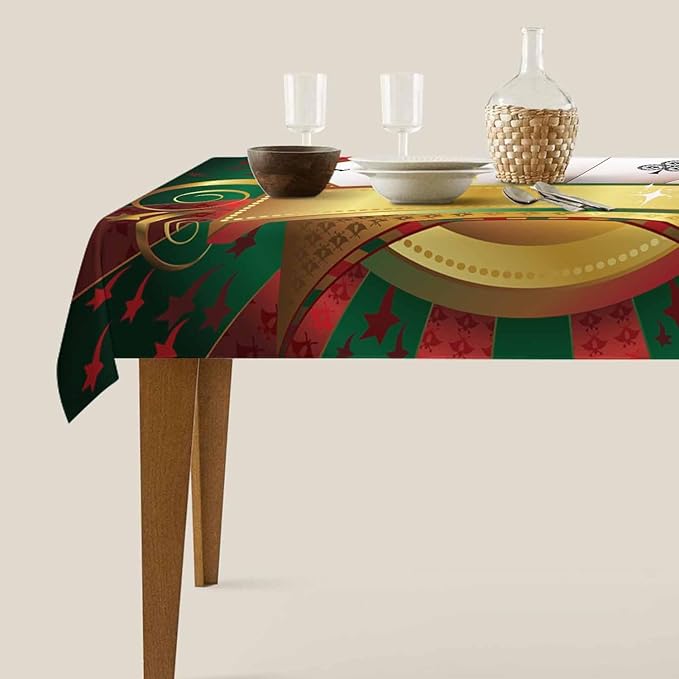 TKS MITLAN Poker Tablecloth 60x84 Inch Rectangular Gambling Playing Cards Game Casino Print Oblong Table Cloth Kitchen Table Decorations for Home Dinner Party