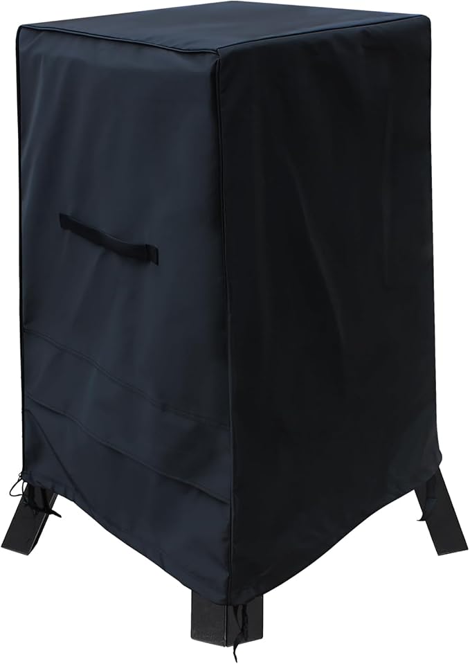 Smoker Cover for Pit Boss 2 Series and Masterbuilt Vertical Gas Smoker | 600D Heavy Duty Smoker Cover Compatible for Pit Boss 2 Series Smoker and Masterbuilt/Smoke Hollow 30 in Vertical Gas Smoker
