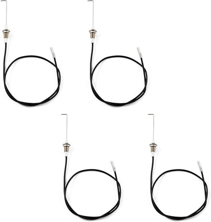 720-0697 Igniter Electrode Grill Replacement Parts for Grillmaster Ignitor Nexgrill 720-0670C Kenmore 122.16641900 720-0670A Grill Parts Ignition Ceramic Electrode Wire Grill Accessories 4 Pieces