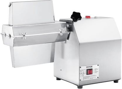 VEVOR Commercial Meat Tenderizer, Heavy Duty 304 Stainless Steel Kitchen Tool with Meat Tong, Cleaning Brush, and Tray, 750W Electric Meat Tenderizer Machine for Beef, Turkey, Chicken, Pork, and Fish