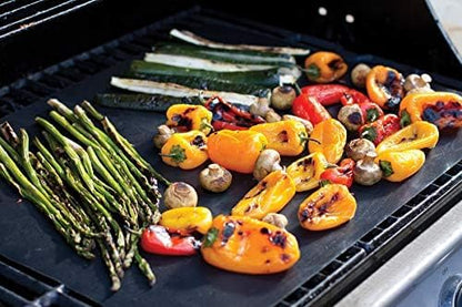 As Seen on TV Yoshi Grill & Bake Mat | 2 Black Grill Mats and 1 Copper Bake Mat