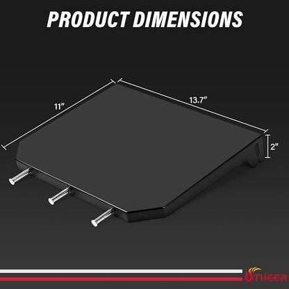 Utheer 71033 Steel Side Shelf for Pit Boss PBV4PS1/PBV4PS2 | Steel side shelf adds preparation space for vertical smokers, helps organize cooking tools during outdoor smoking