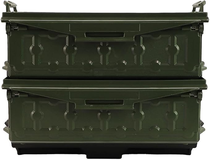 YakAttack TracPak Combo Kit – Ranger Grey | 2 Stackable Storage Boxes + Quick Release Track Base | Fits MightyMount, GearTrac & Most Kayak Tracks | Space-Saving Fishing Storage | Compact Kayaking Box